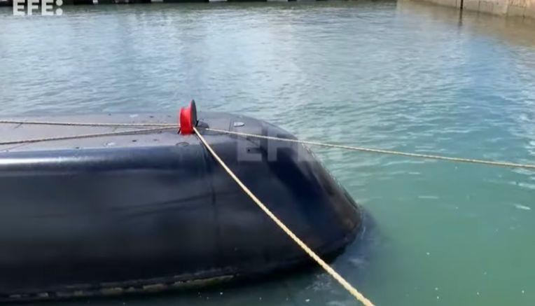 Submarino que opera bajo el hielo.