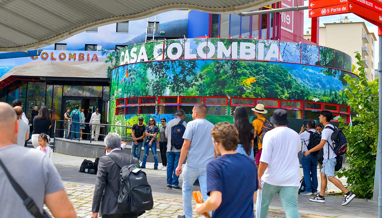 Inauguración de la Casa Colombia.
