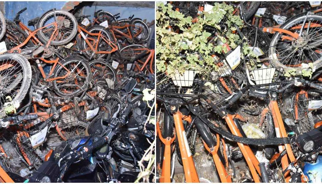 Las bicicletas habían sido entregadas por el Ministerio de Transporte. 