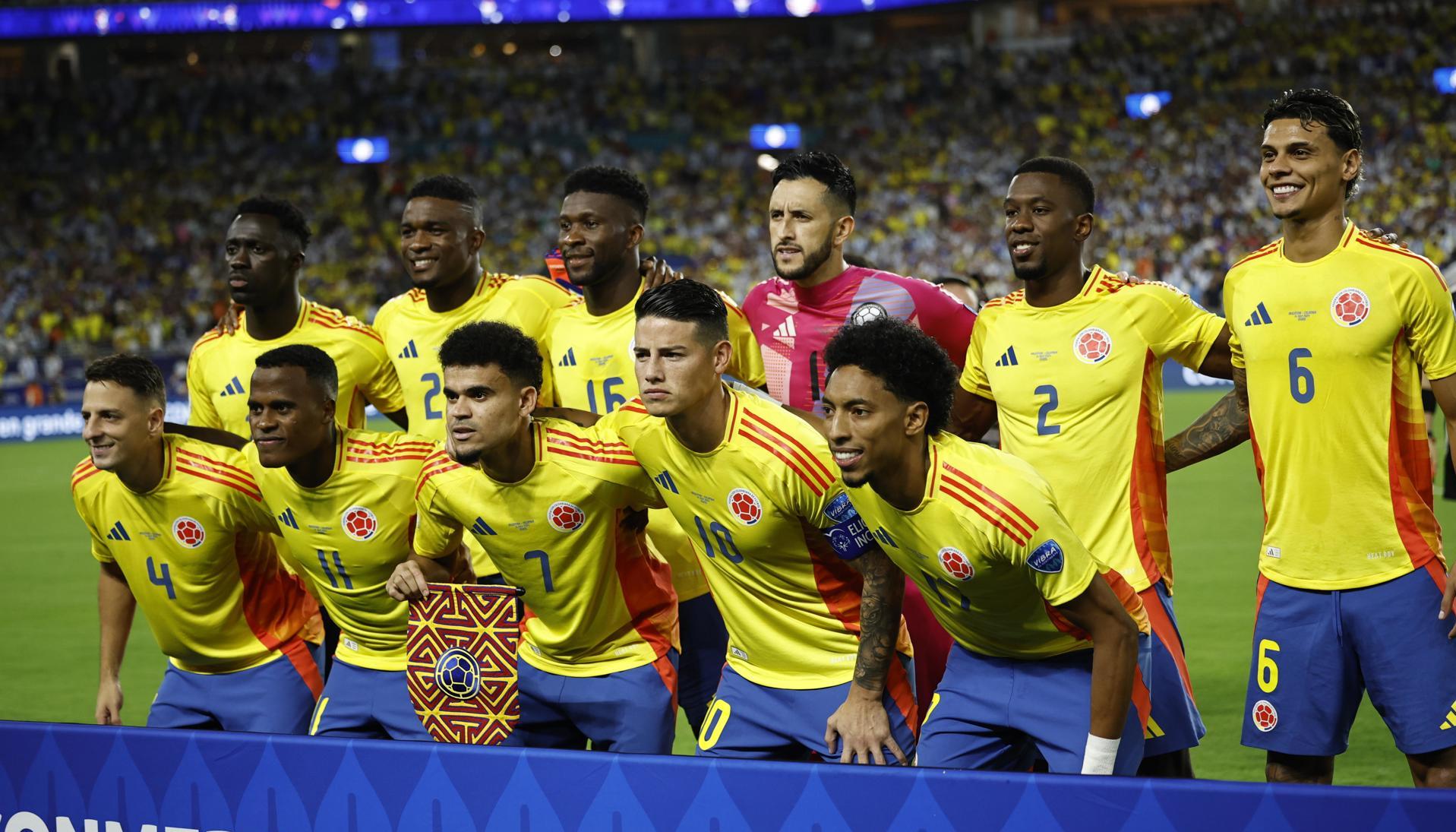 Once inicial de Colombia en la final de Copa América.