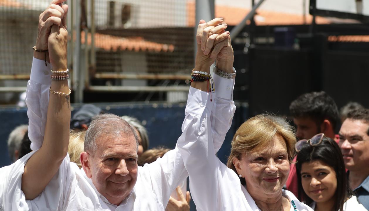 El candidato opositor venezolano Edmundo González Urrutia.