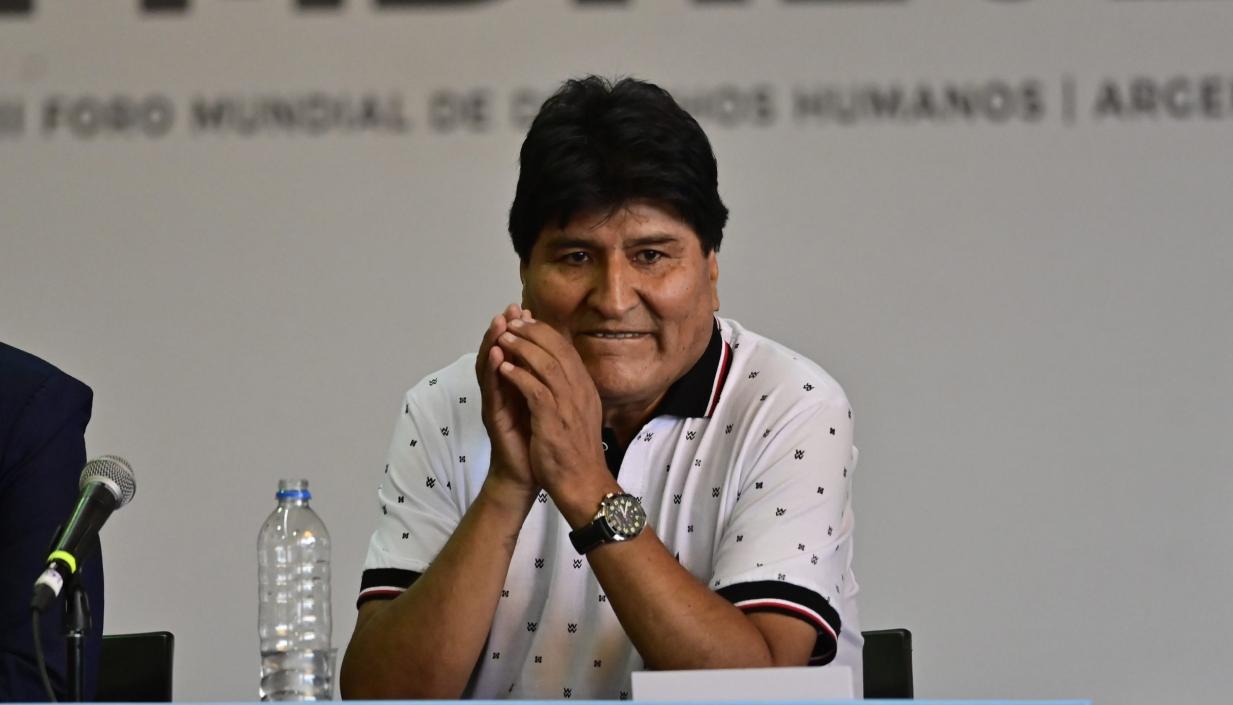 Evo Morales, expresidente de Bolivia. 