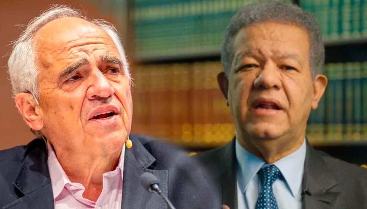 Los expresidentes de Colombia y República Dominicana, Ernesto Samper y Leonel Fernández. 