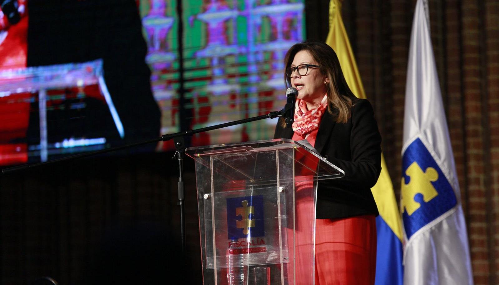 La Fiscal Luz Adriana Camargo.