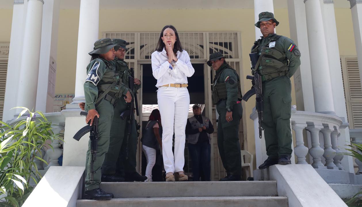 La líder opositora de Venezuela, María Corina Machado.
