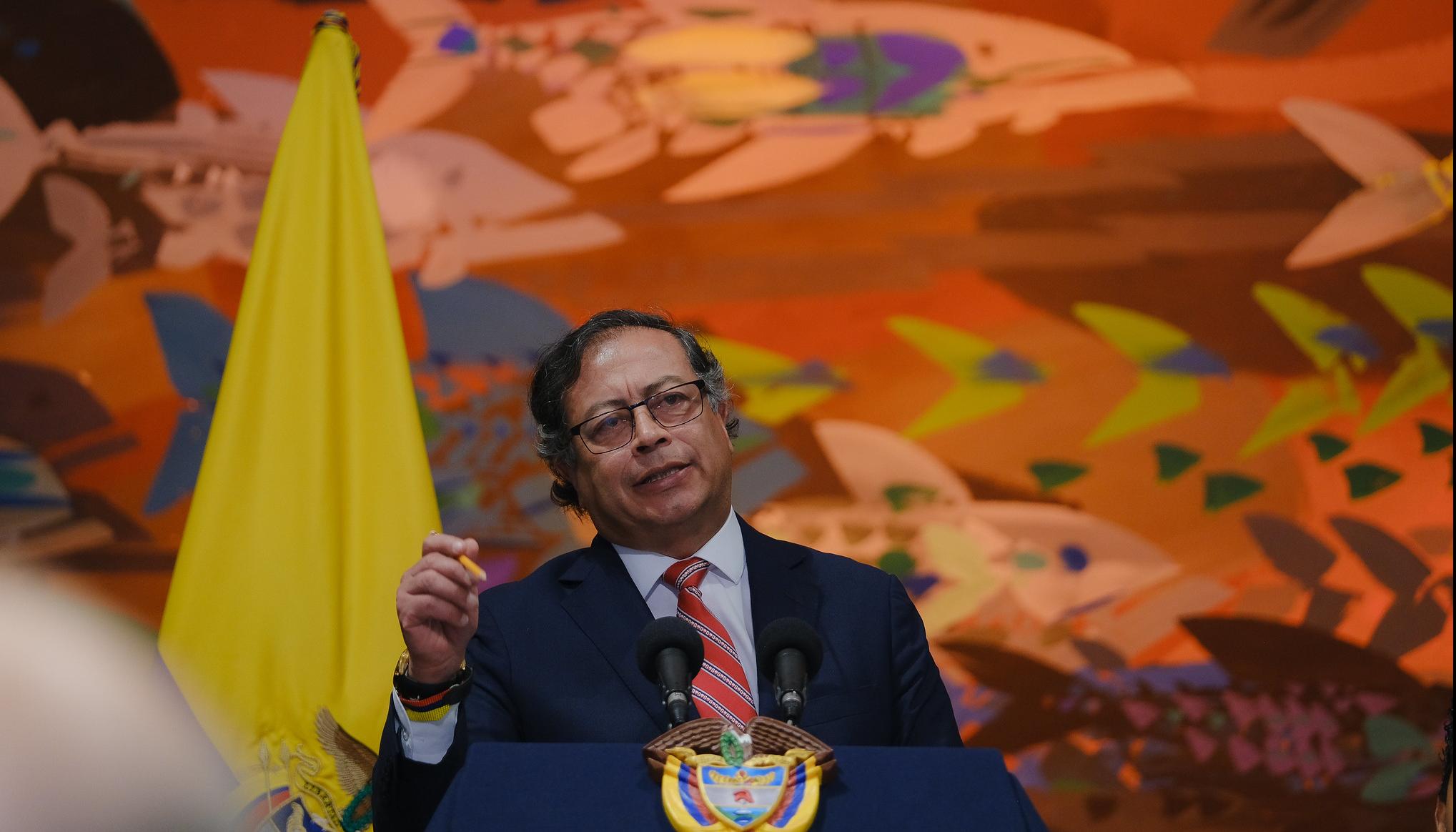 El Presidente Gustavo Petro.