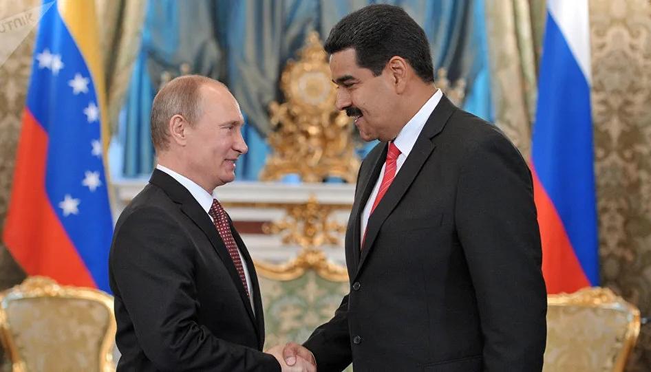 Vladímir Putin y Nicolás Maduro.