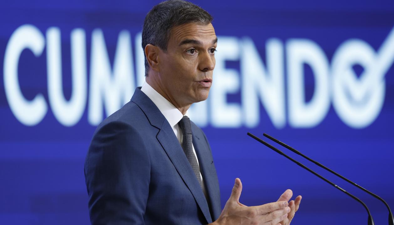 El presidente del Gobierno español, Pedro Sánchez.