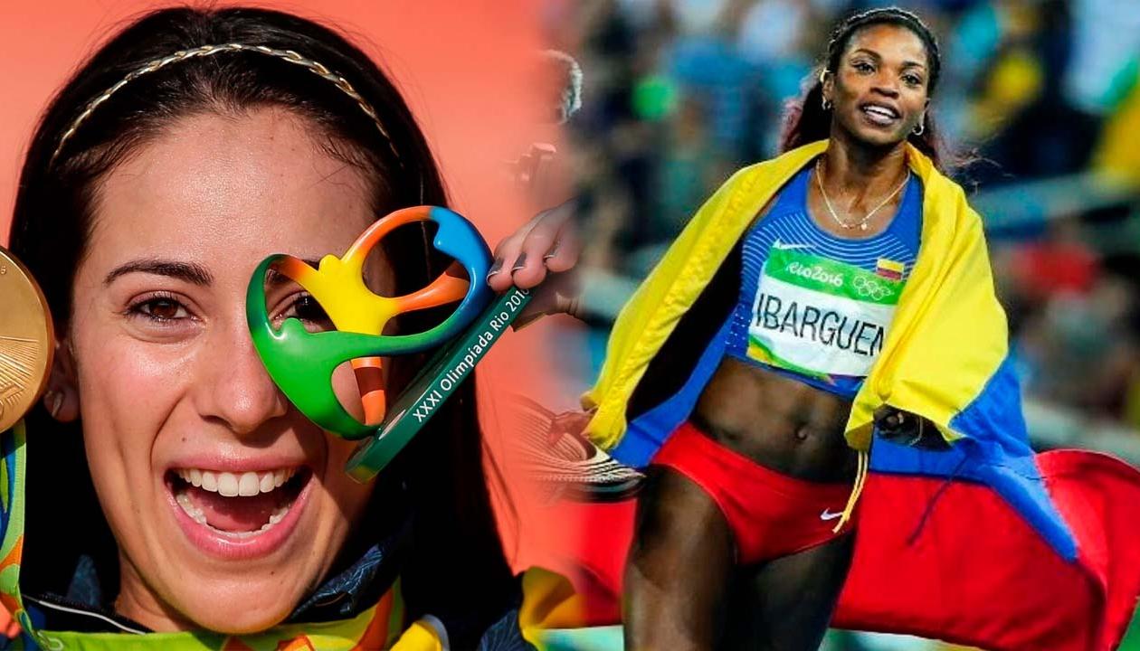 Mariana Pajón y Caterine Ibargüen, leyendas del deporte colombiano.