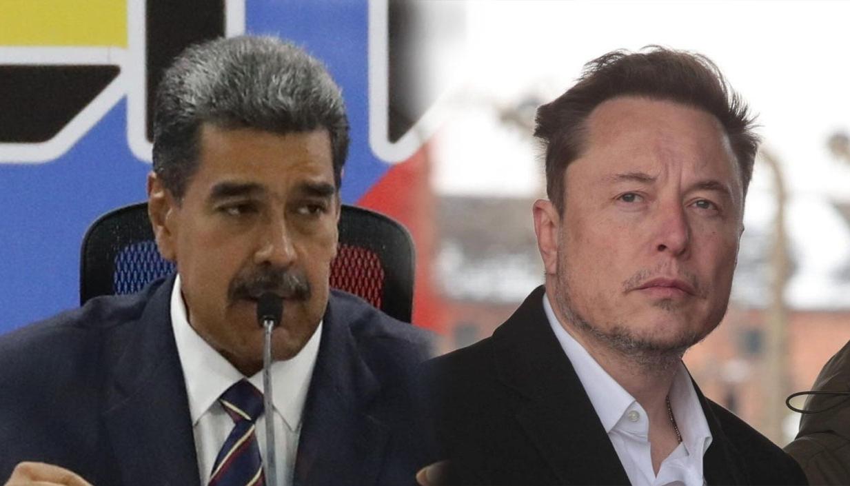 Nicolás Maduro y Elon Musk.