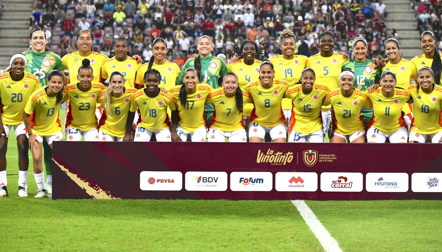 Selección Colombia de fútbol femenino que participará en los Juegos Olímpicos de París 2024.