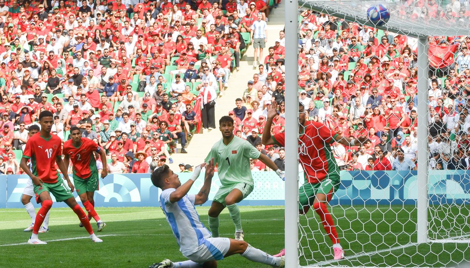 El gol del descuento para Argentina marcado por Giuliano Simeone. 