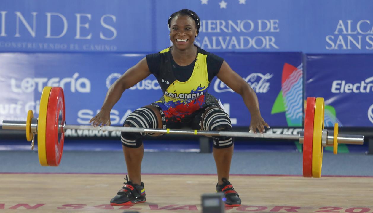 La pesista Yenny Álvarez es una de las esperanzas de medalla de Colombia.