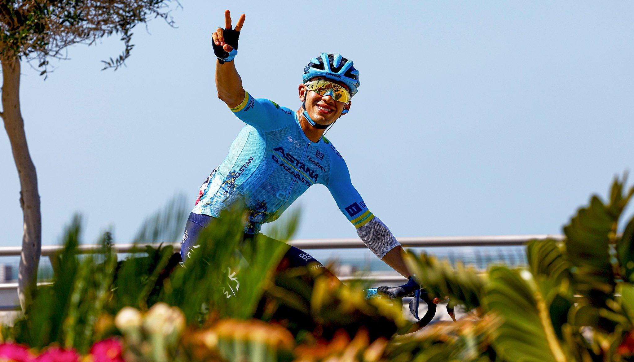 Harold Tejada, ciclista colombiano. 