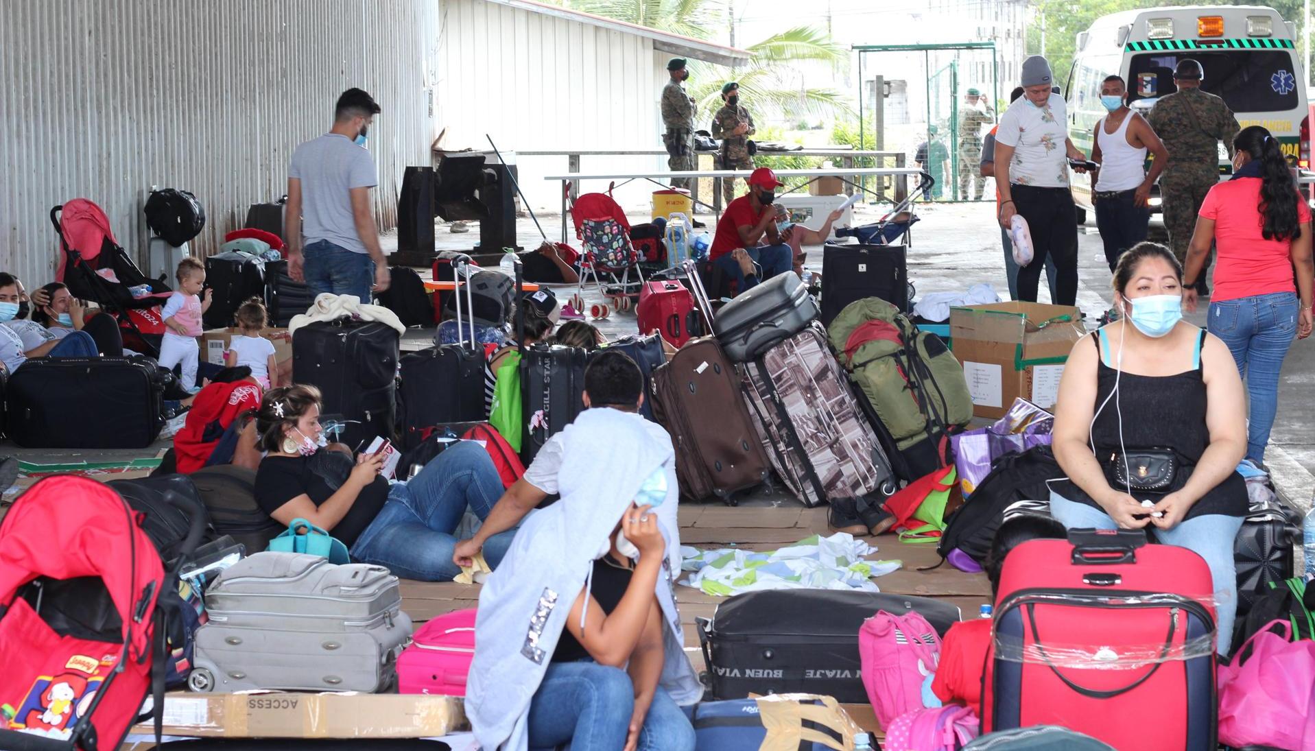 Migrantes en Panamá.