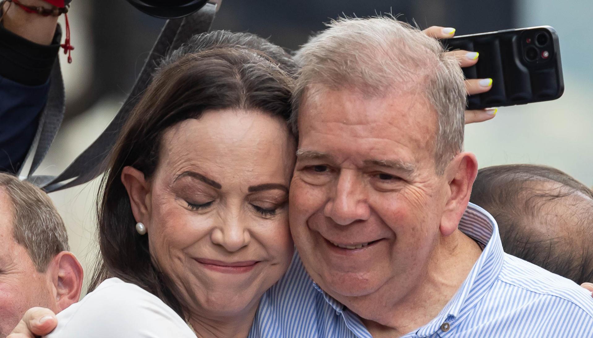 María Corina Machado y Edmundo González.