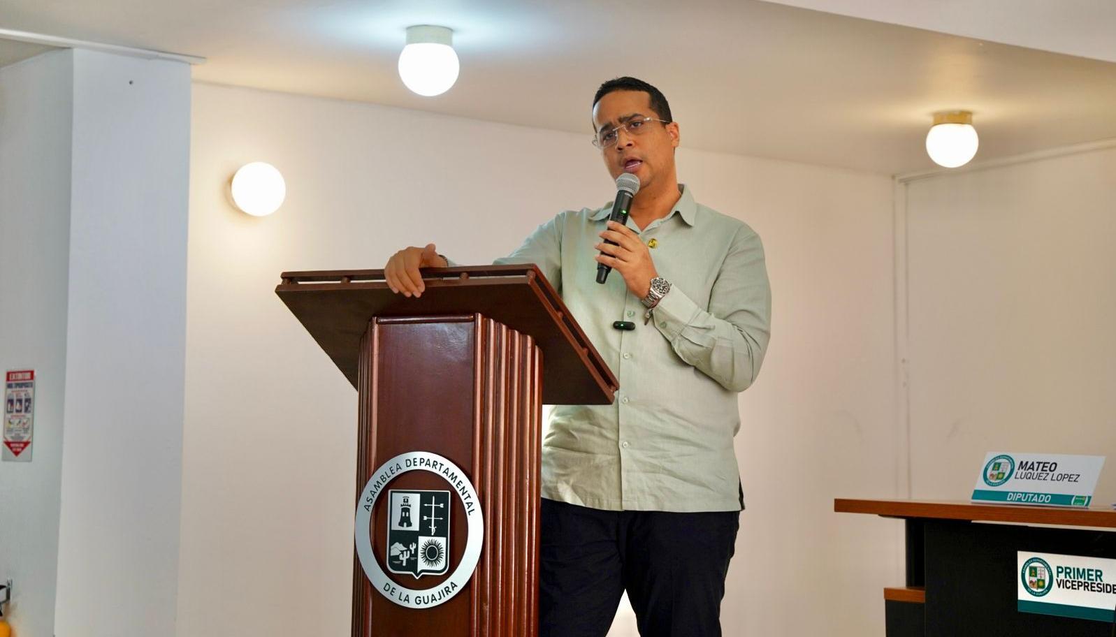 Jairo Aguilar, gobernador de La Guajira.