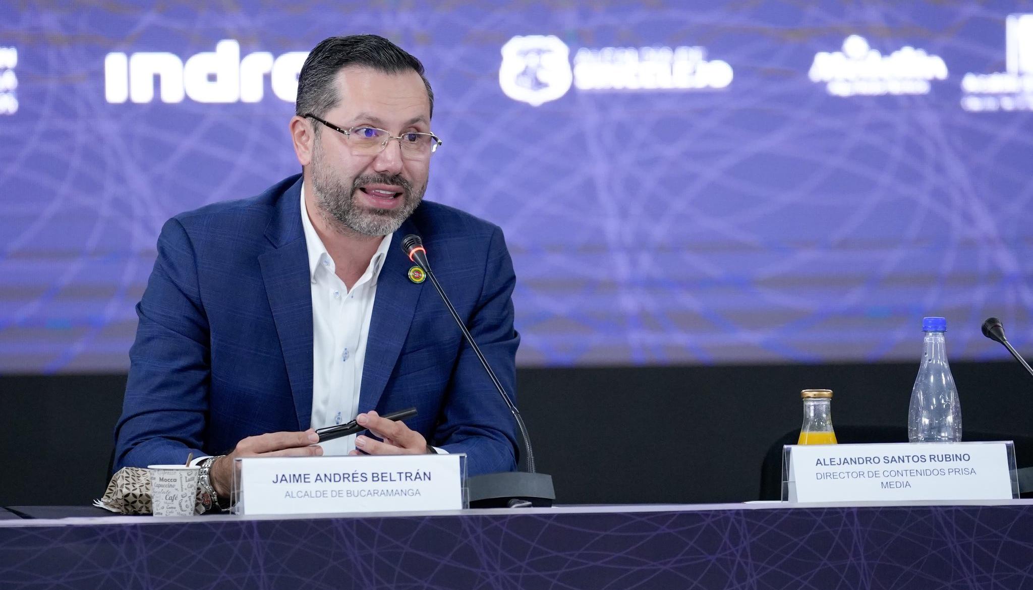 Jaime Andrés Beltrán, alcalde de Bucaramanga.