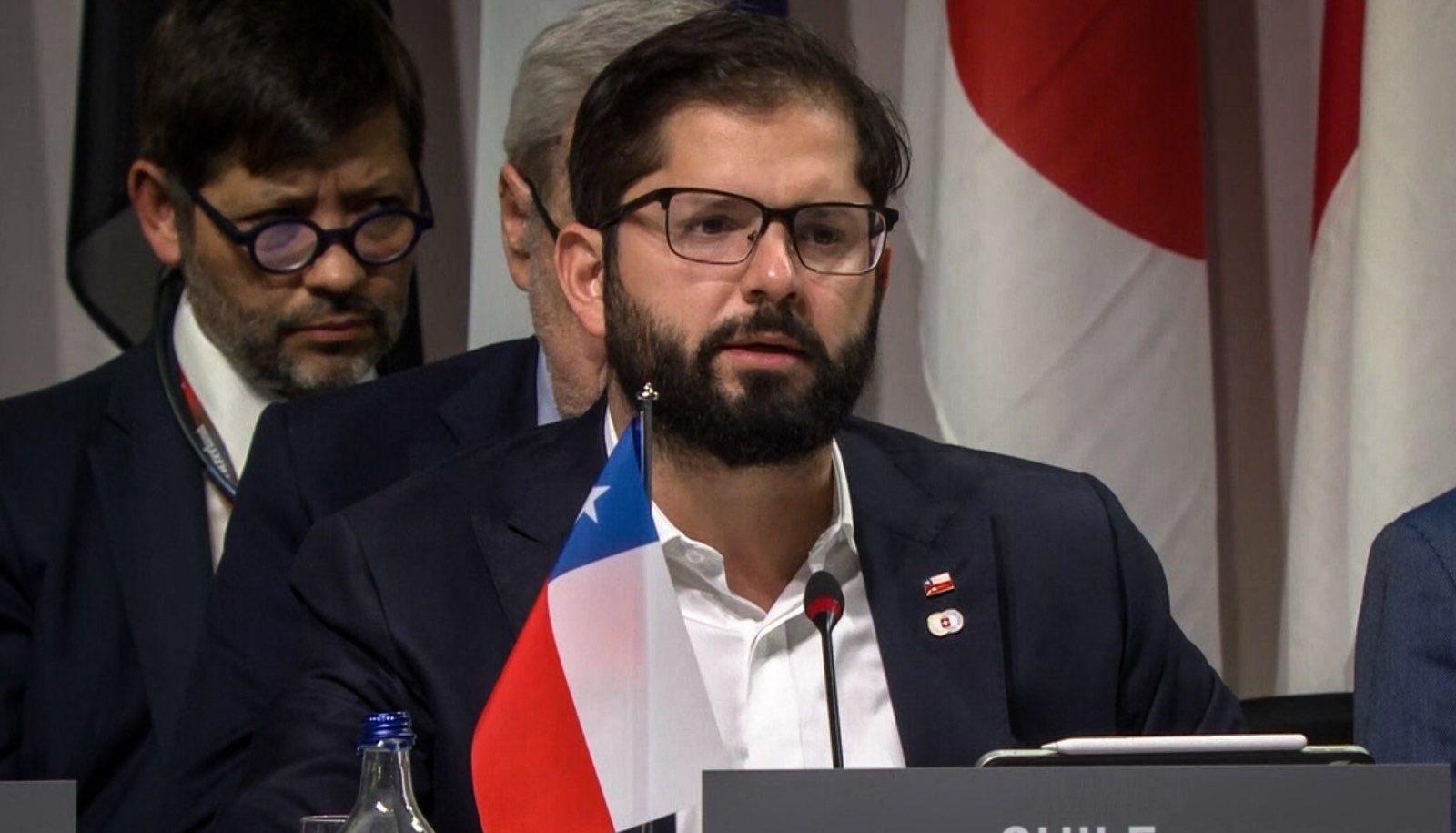 Gabriel Boric, Presidente de Chile.