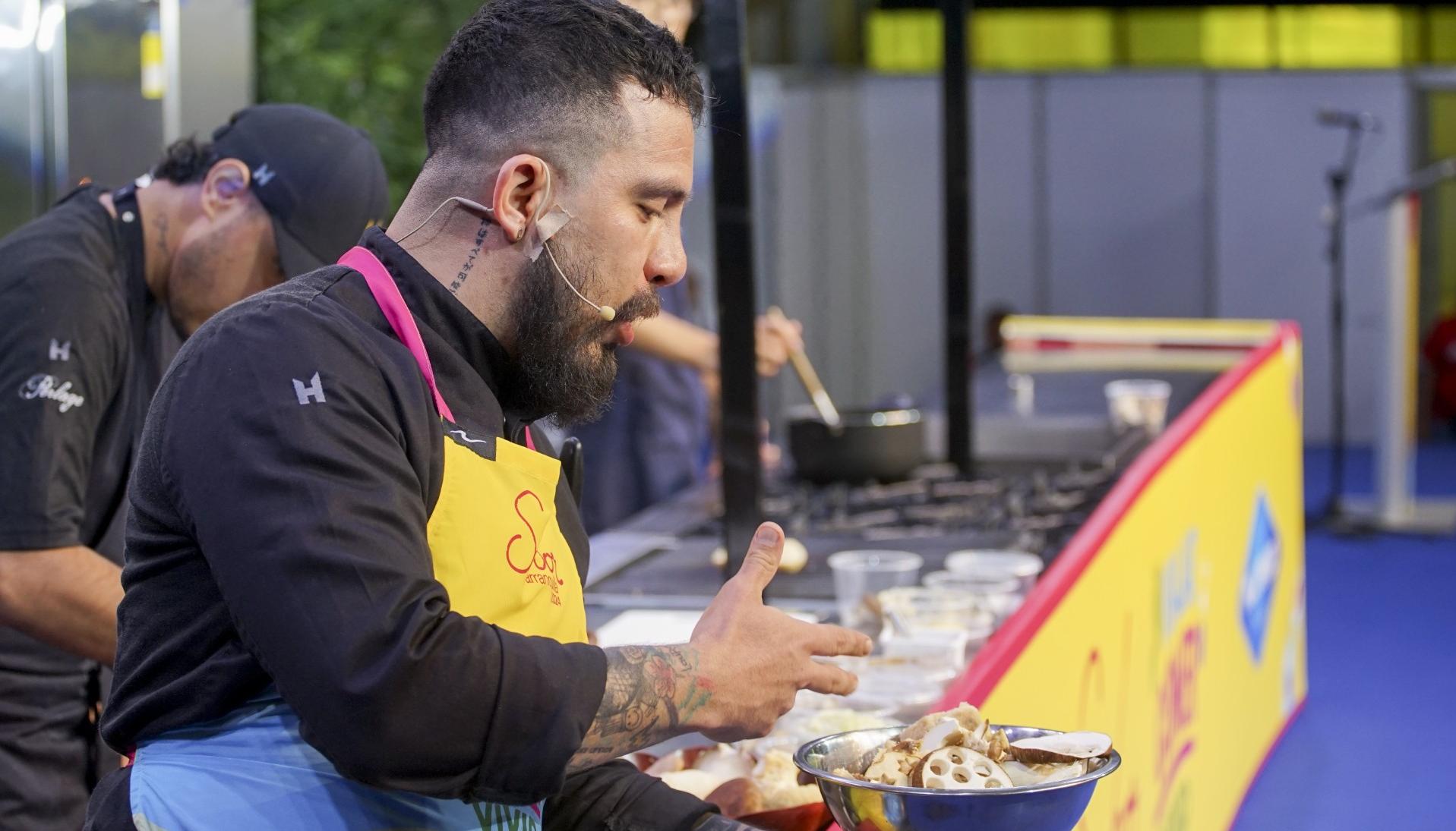 Chef Camilo Murcci en Sabor Barranquilla. 