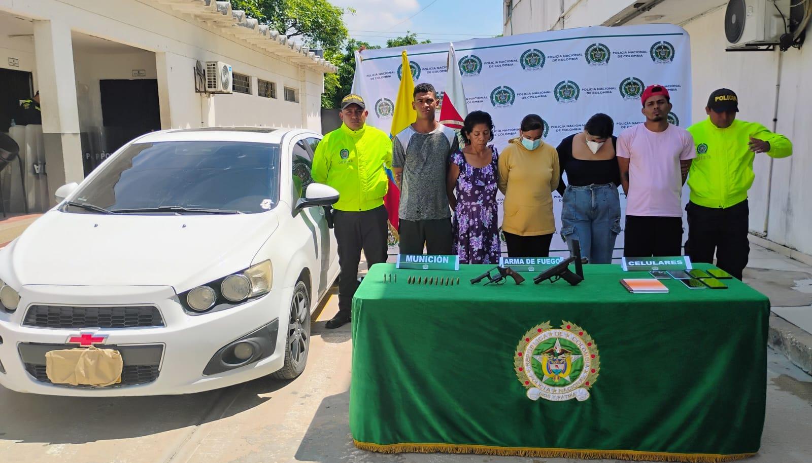 Detenidos mediante siete diligencias de registro y allanamiento en los municipios de Sabanagrande, Santo Tomás y área Metropolitana de Barranquilla. 