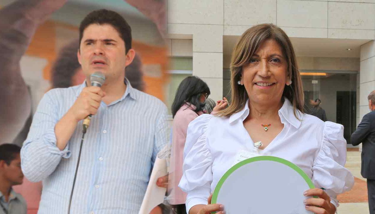 Luis Felipe Henao y Martha Zamora.