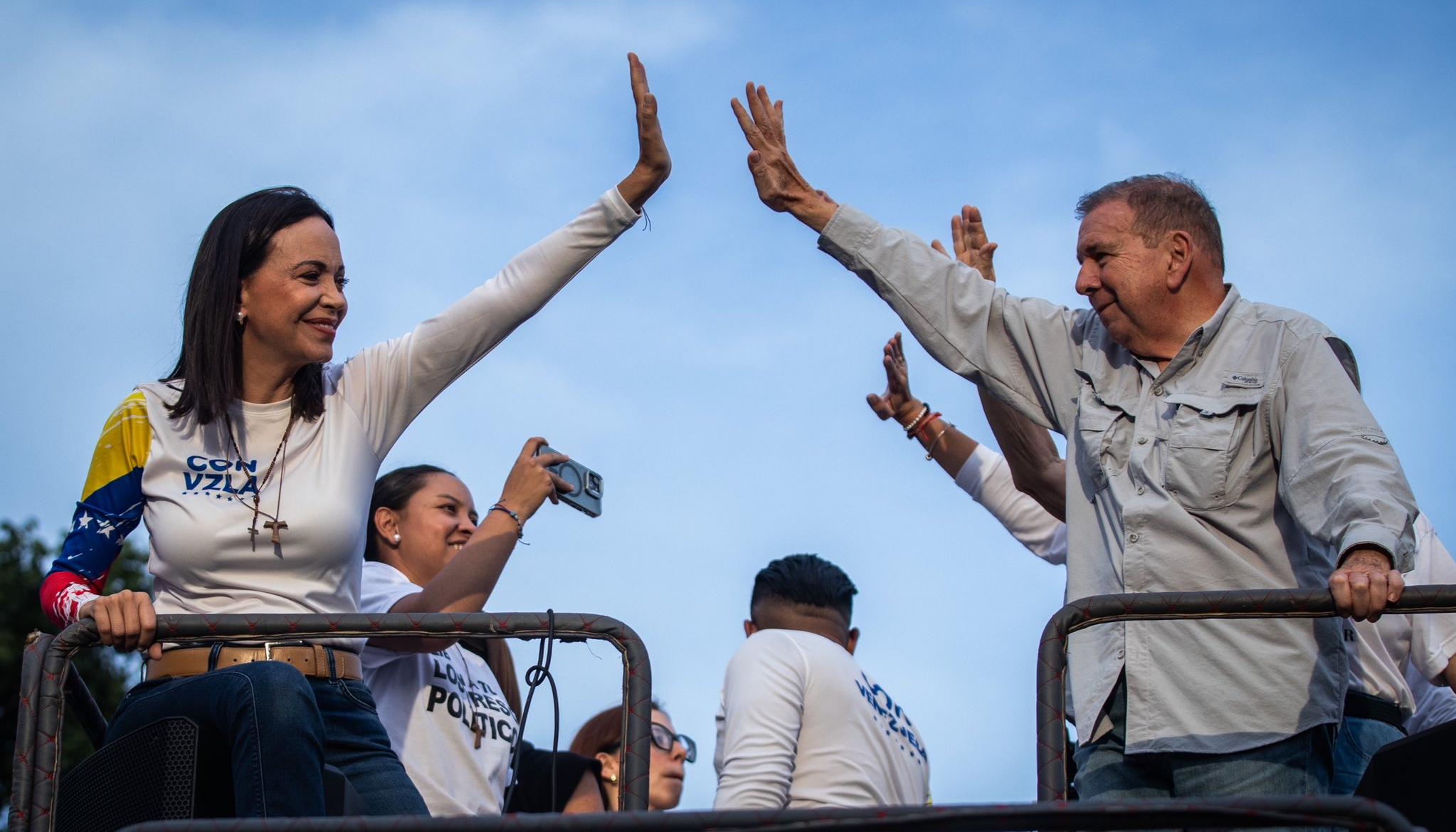 María Corina Machado y Edmundo González.