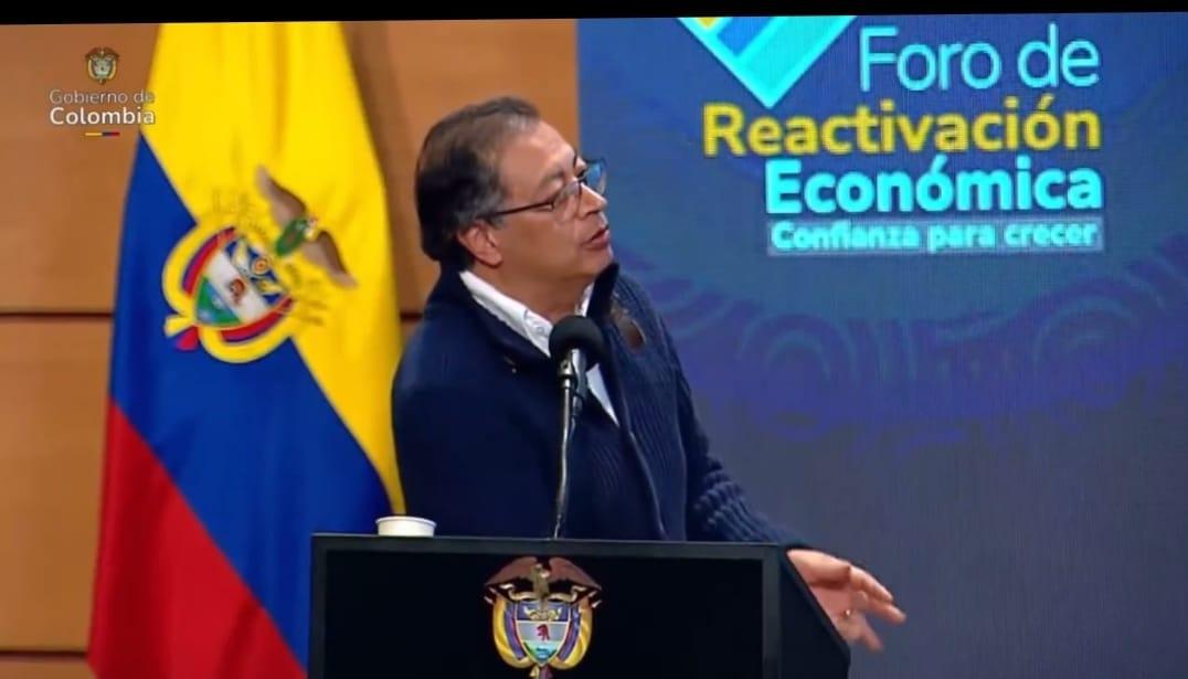 Gustavo Petro, presidente de Colombia. 