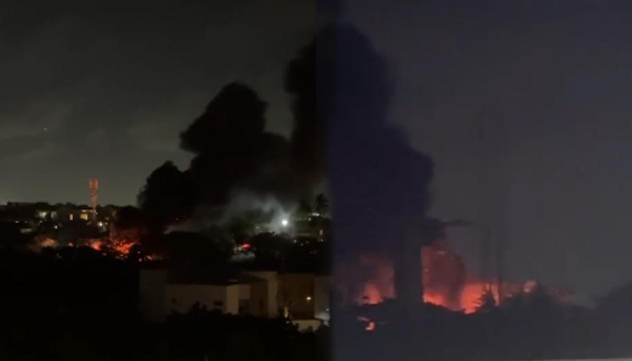 Incendio en Club Lagos de Caujaral. 