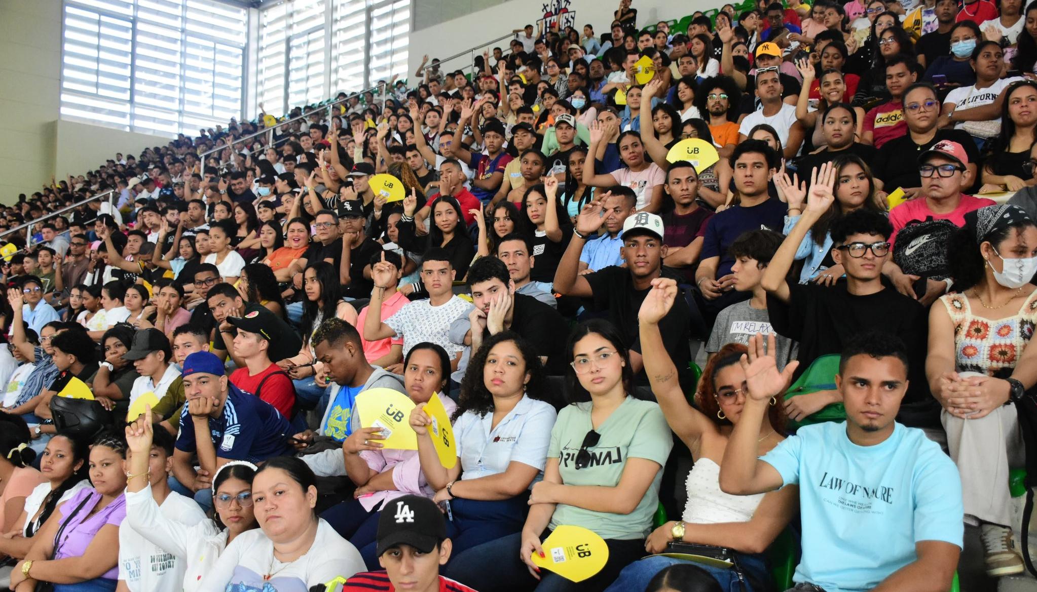 Los estudiantes que entraron a la convocatoria.