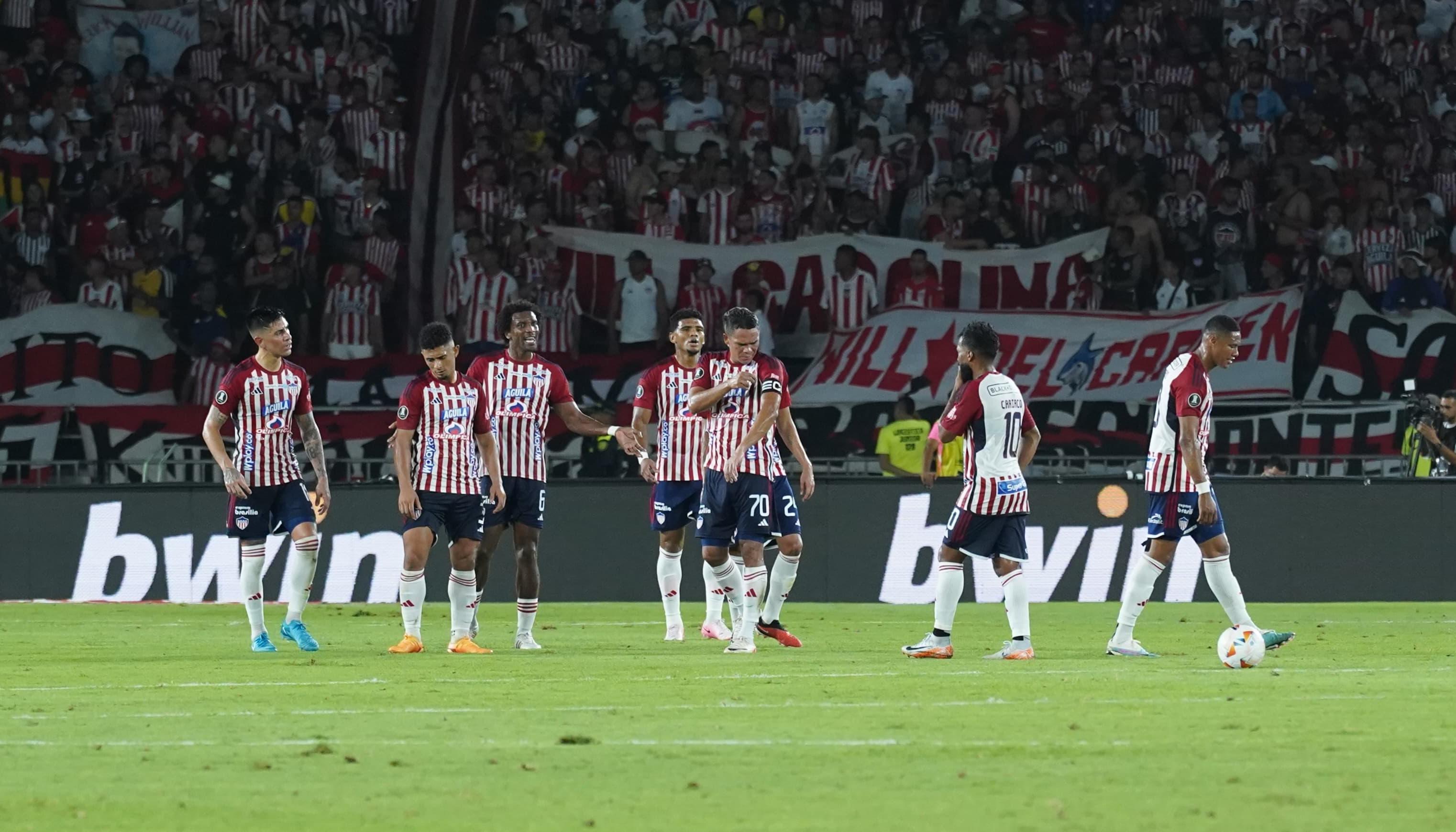 Junior tras quedar eliminado de la Copa Libertadores. 