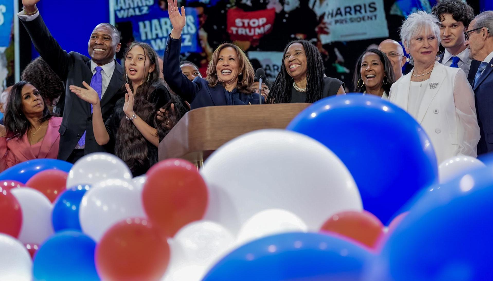 Kamala Harris inicia su campaña presidencial. 