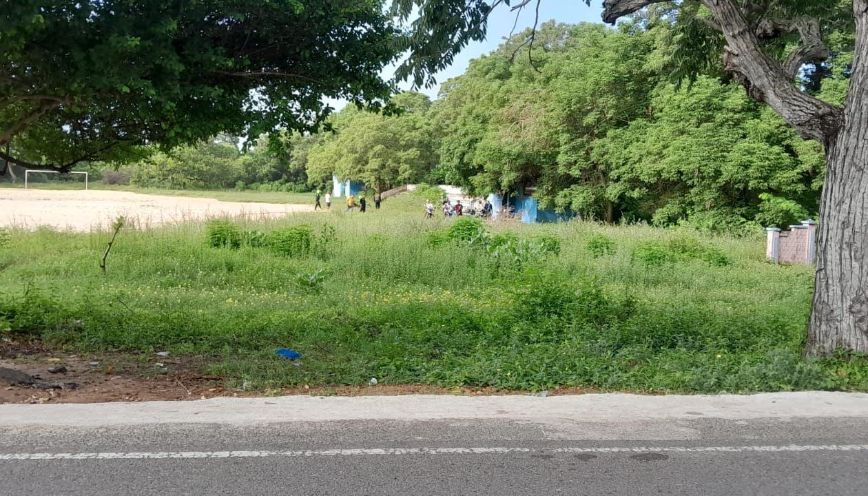 Lugar donde fue encontrado el cuerpo del hombre. 