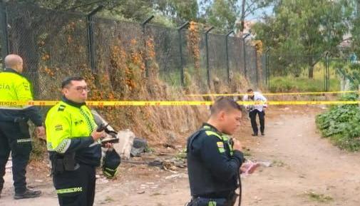 Zona donde encontraron el cuerpo en una maleta.