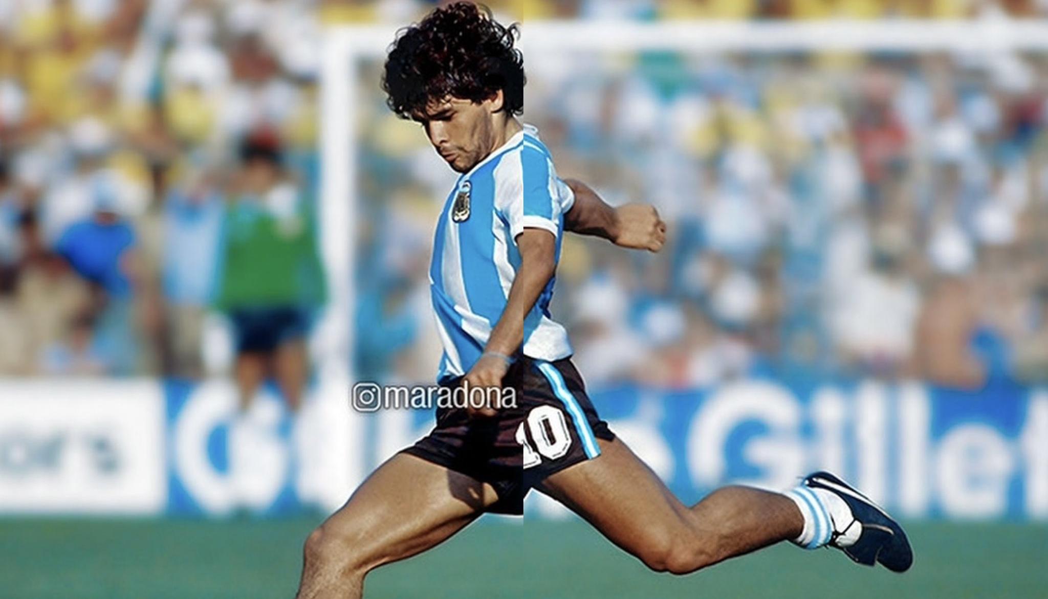 El astro Diego Maradona.