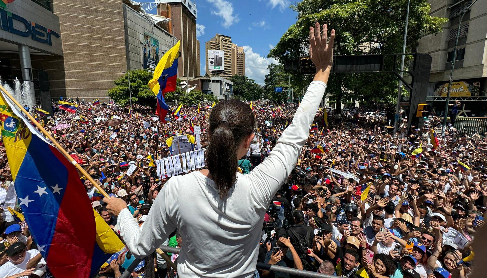 María Corina Machado, líder opositora