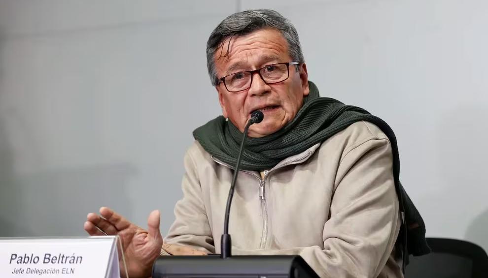 'Pablo Beltrán', negociador de paz del ELN.