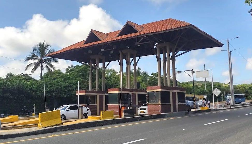 Peaje Papiros en Puerto Colombia.