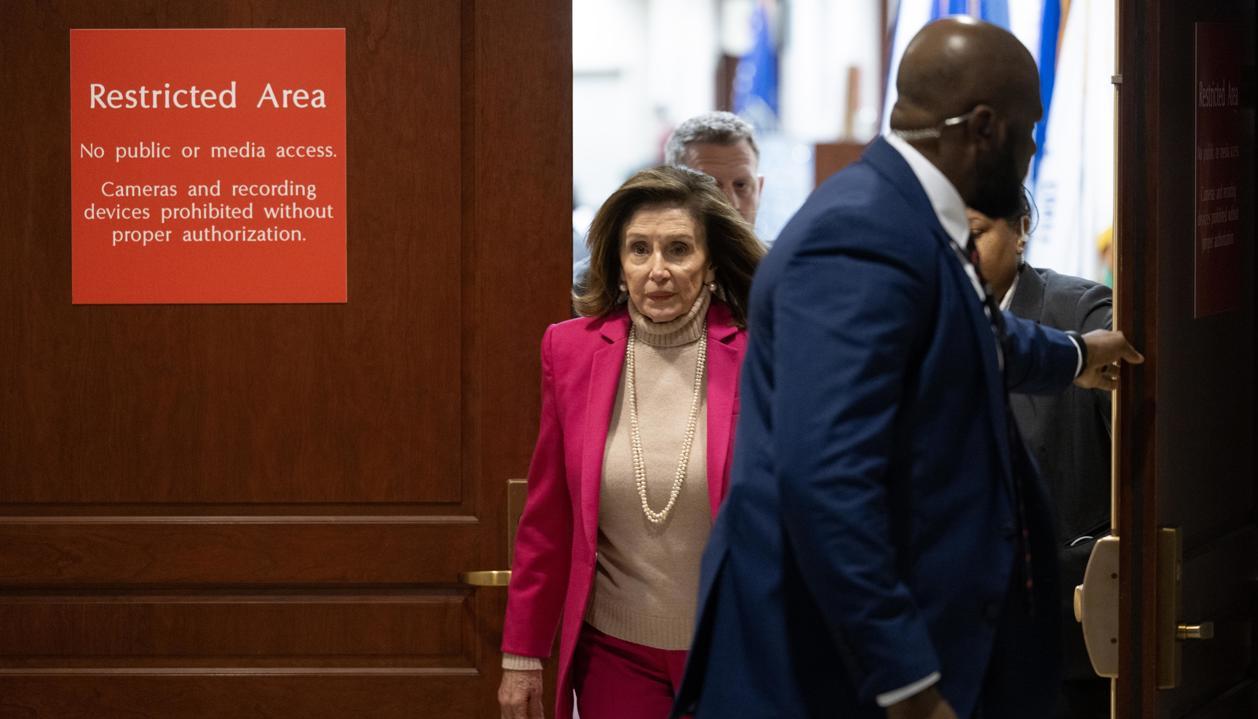 La expresidenta de la Cámara de Representantes de Estados Unidos, Nancy Pelosi.