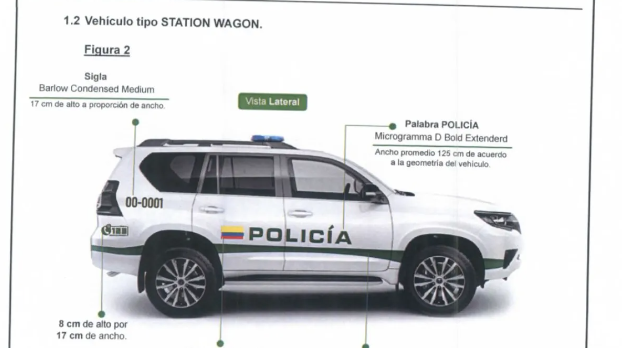 Nuevo diseño para los vehículos de la Policía. 