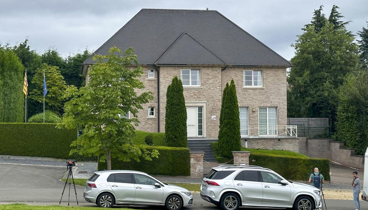 La residencia de Puigdemont en Waterloo (Bélgica).