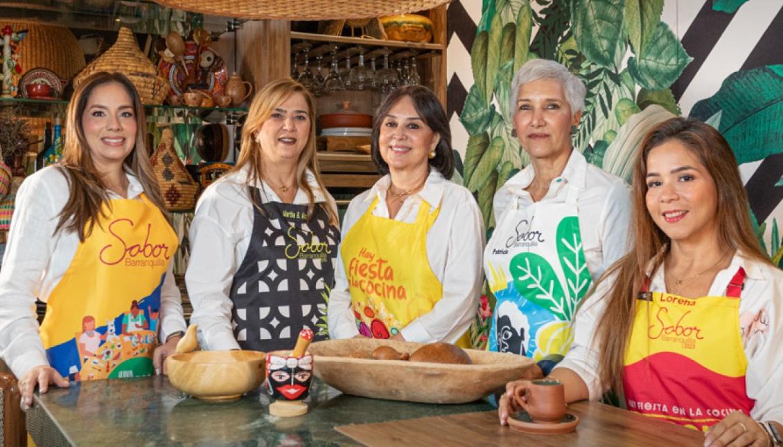 Las mujeres de Sabor Barranquilla.