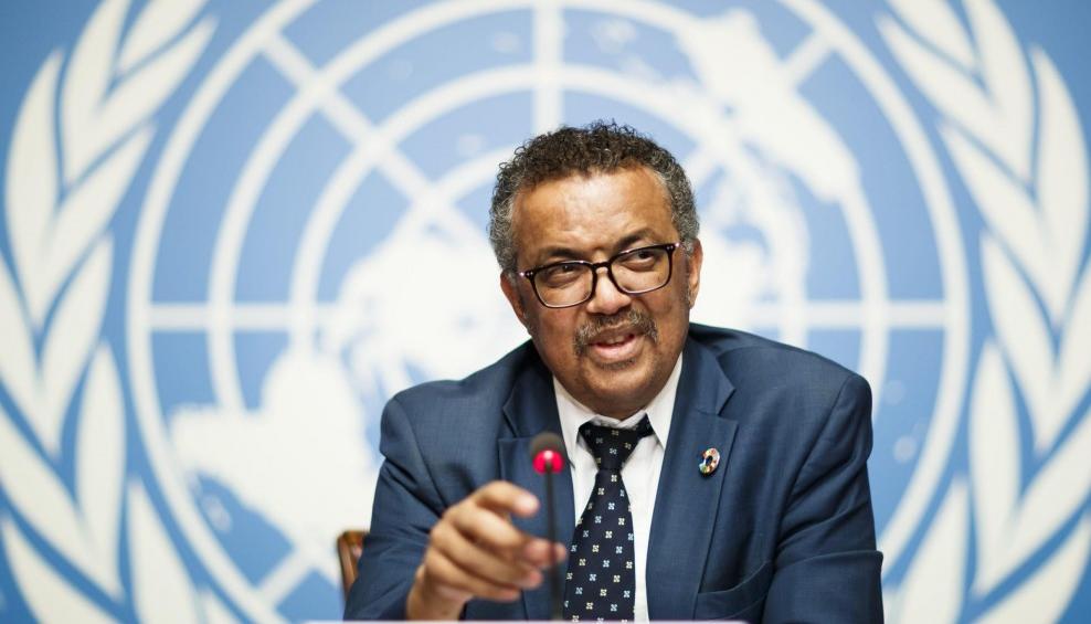 Director general de la OMS, Tedros Adhanom Ghebreyesus.