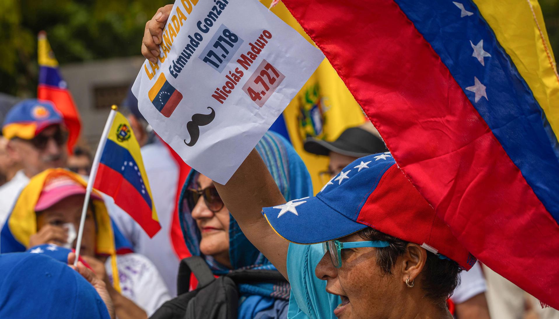 Protesta convocada por María Corina Machado.