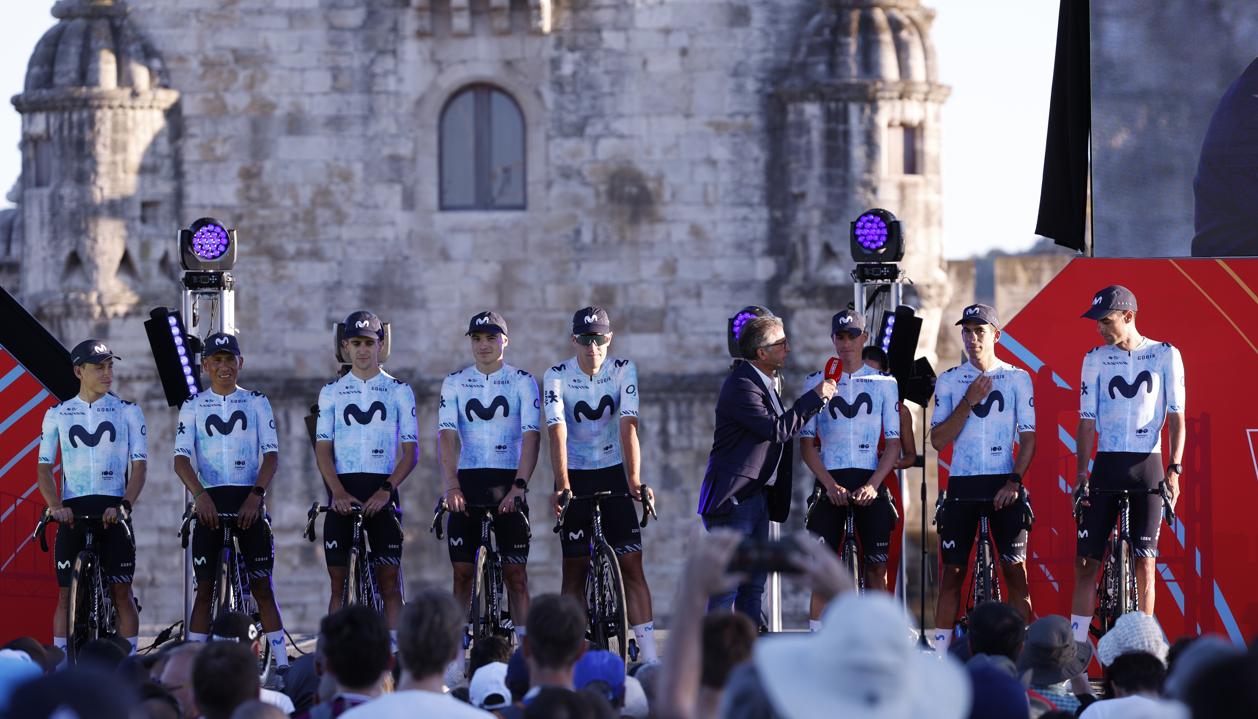 Presentación del equipo de Movistar.