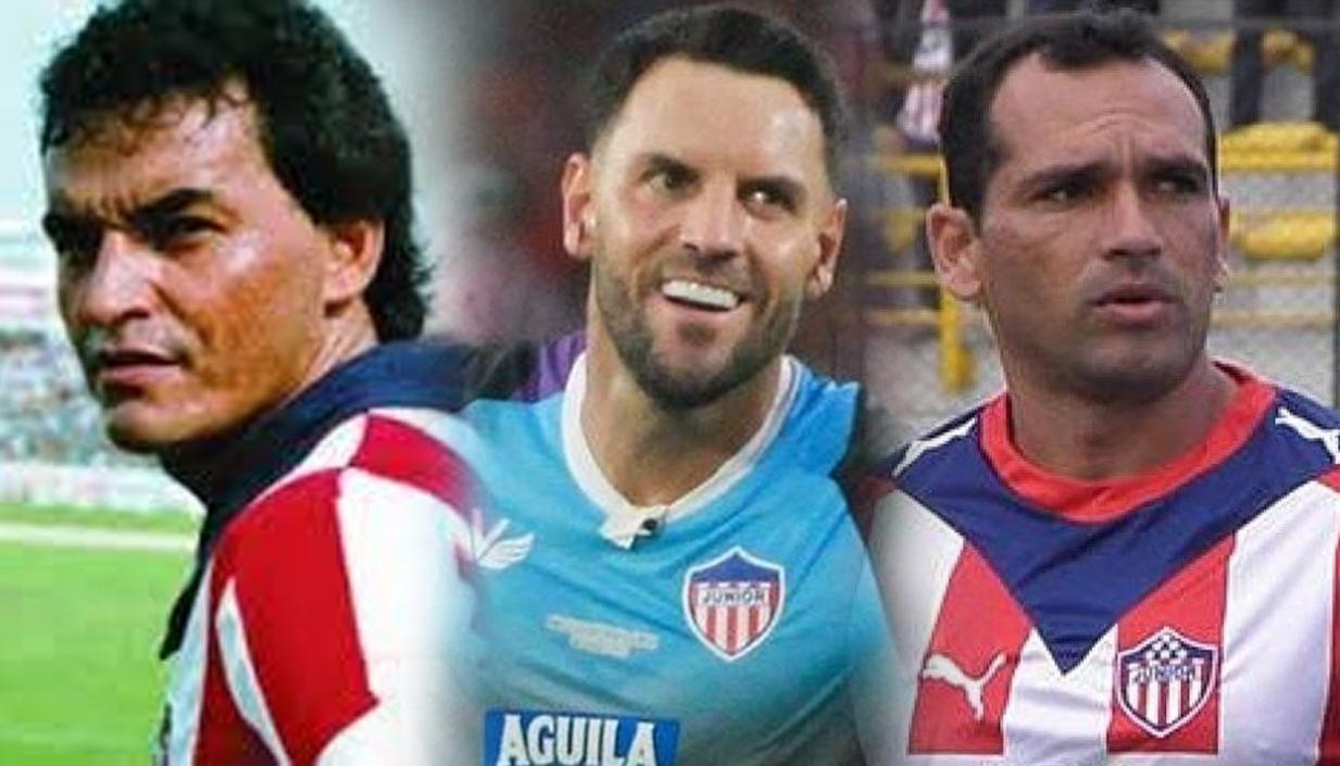 Dulio Miranda, Sebastián Viera y Hayder Palacio.