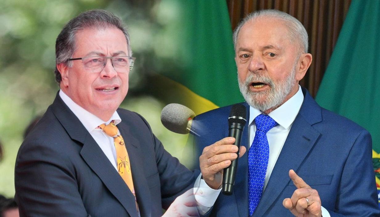 Gustavo Petro y Lula da Silva.