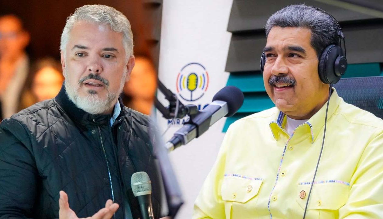 Iván Duque y Nicolás Maduro.