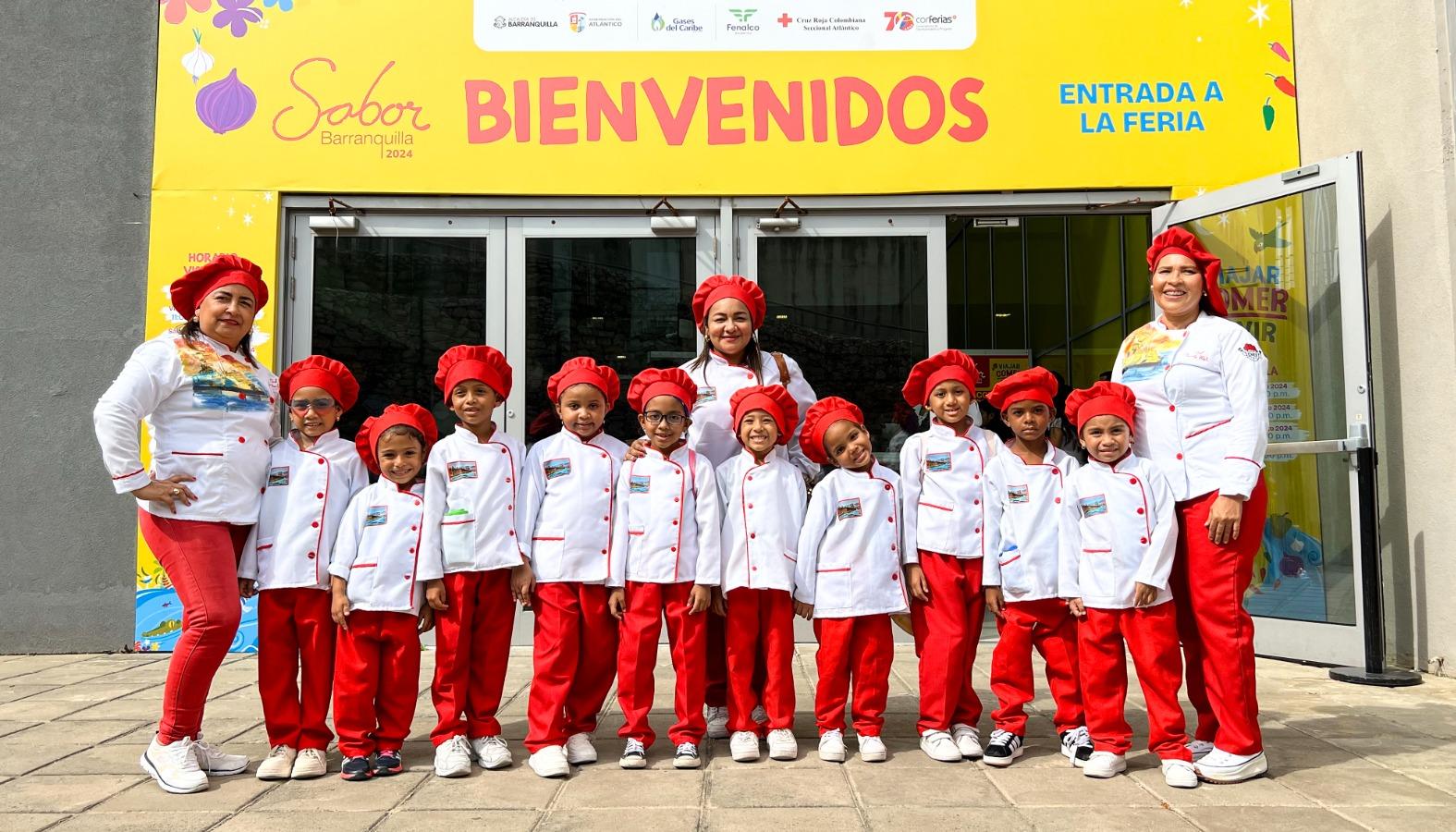 Club de Cocina de Pequeños Chefs de Puerto Colombia. 