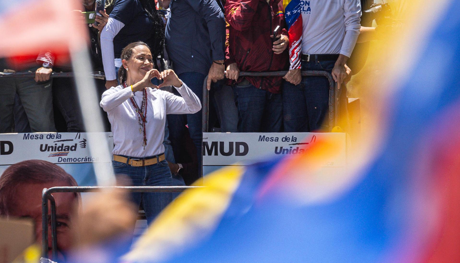 Líder opositora de Venezuela María Corina Machado.